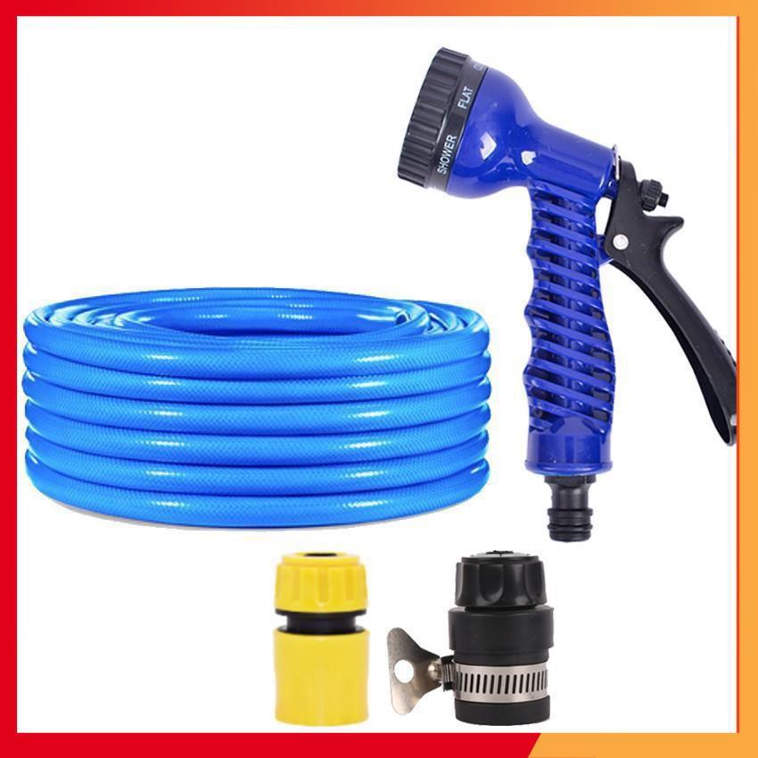 Bộ dây tăng áp 3 lần vòi xịt nước rửa xe, tưới cây loại 3-5m 206843