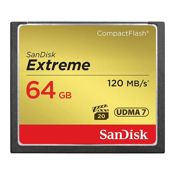 Thẻ Nhớ CF Sandisk 64GB Extreme 800X New (120 Mb/s) - Hàng Nhập Khẩu