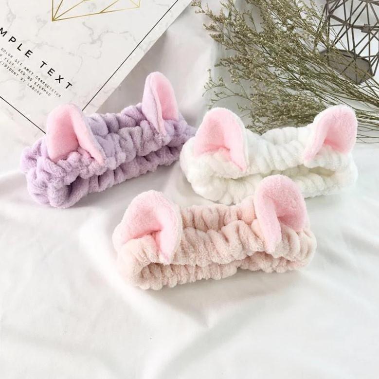 Băng đô tai gấu dễ thương các màu