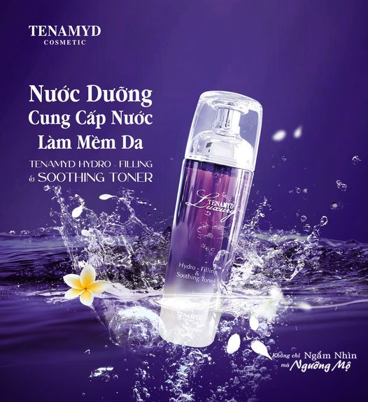 Nước dưỡng cung cấp nước làm mềm da TENAMYD Luxury Hydro-Filling &amp; Soothing Toner 140ml