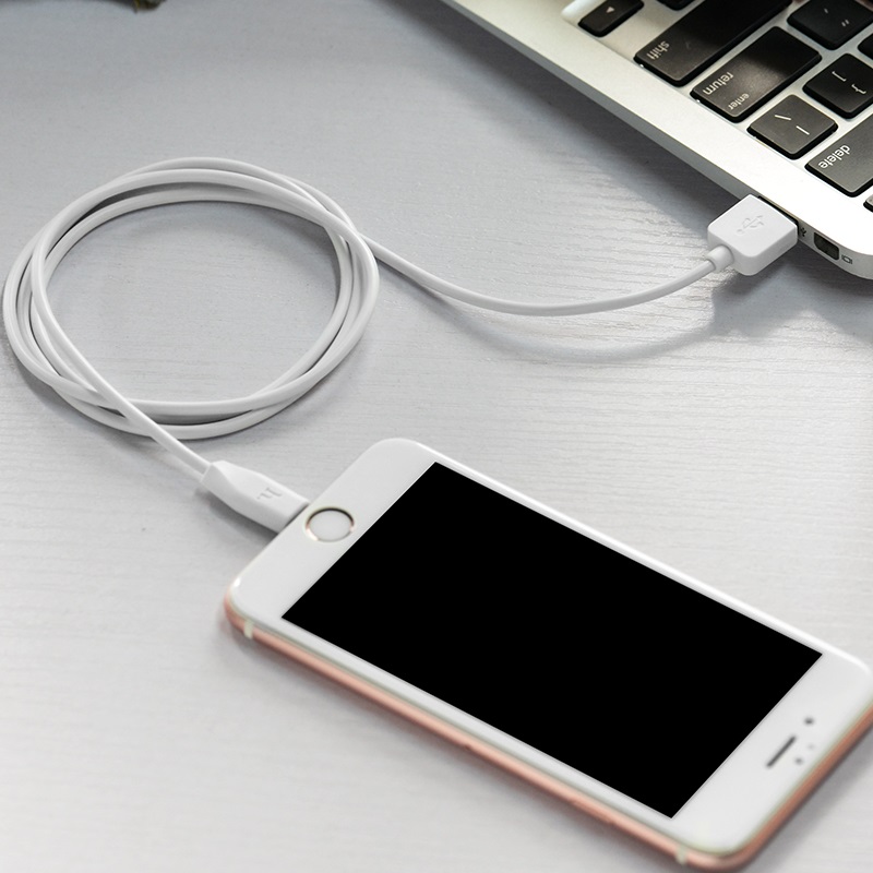 Cáp Sạc X1 Nhanh ( Iphone, Ipar ) Đầu Ra 2.1A Dài 1 Mét - Hàng Chính Hãng