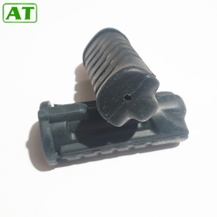 Bộ 2 Cao Su Gác Chân Để Chân Trước Dành Cho Xe Wave Màu Đen