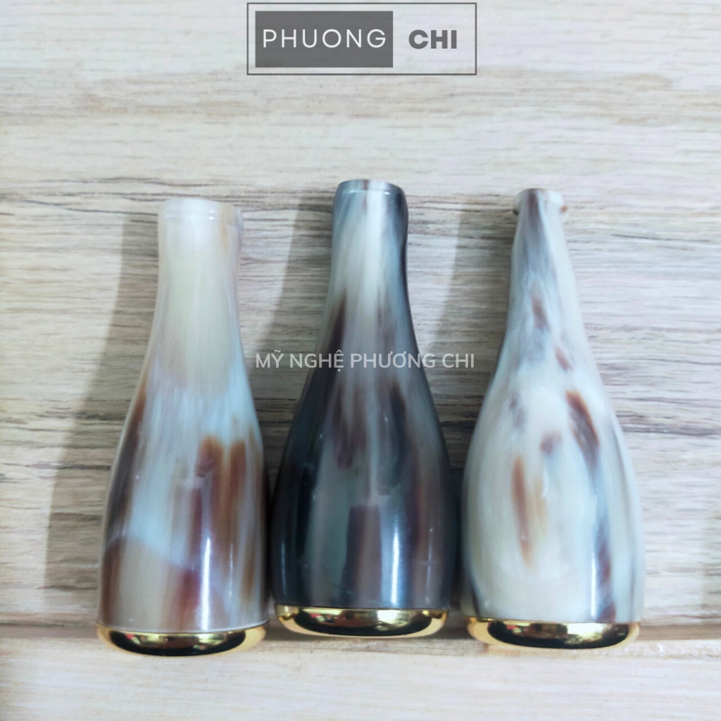 Tẩu Bắt Tóp Xì_Gà bằng sừng đầu đồng cao cấp | Mỹ Nghệ Phương Chi