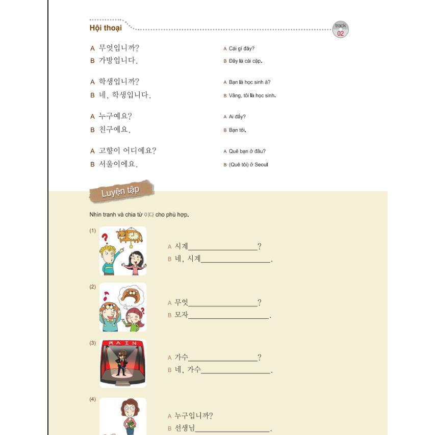 Sách - Ngữ Pháp Tiếng Hàn Thông Dụng - Sơ Cấp - Korean Grammar In Use Beginning - MCBooks