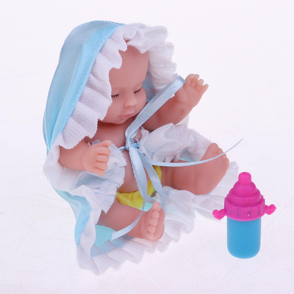 Cute Vinyl Sleeping Baby Doll Lifelike Baby Toy Kids Egg Toy Xmas Gift