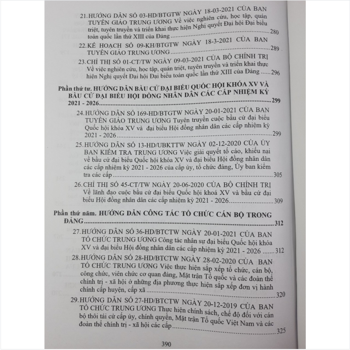 Sách Điều Lệ Đảng và Văn Bản Hướng Dẫn Thi Hành - V1879D