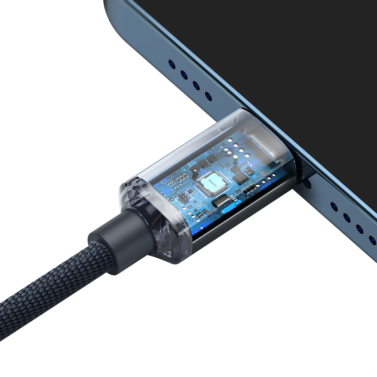 Cáp sạc nhanh 20W hiệu Baseus Crystal Shine Series Type-C to iPhone dài 2m - Hàng chính hãng - 2M