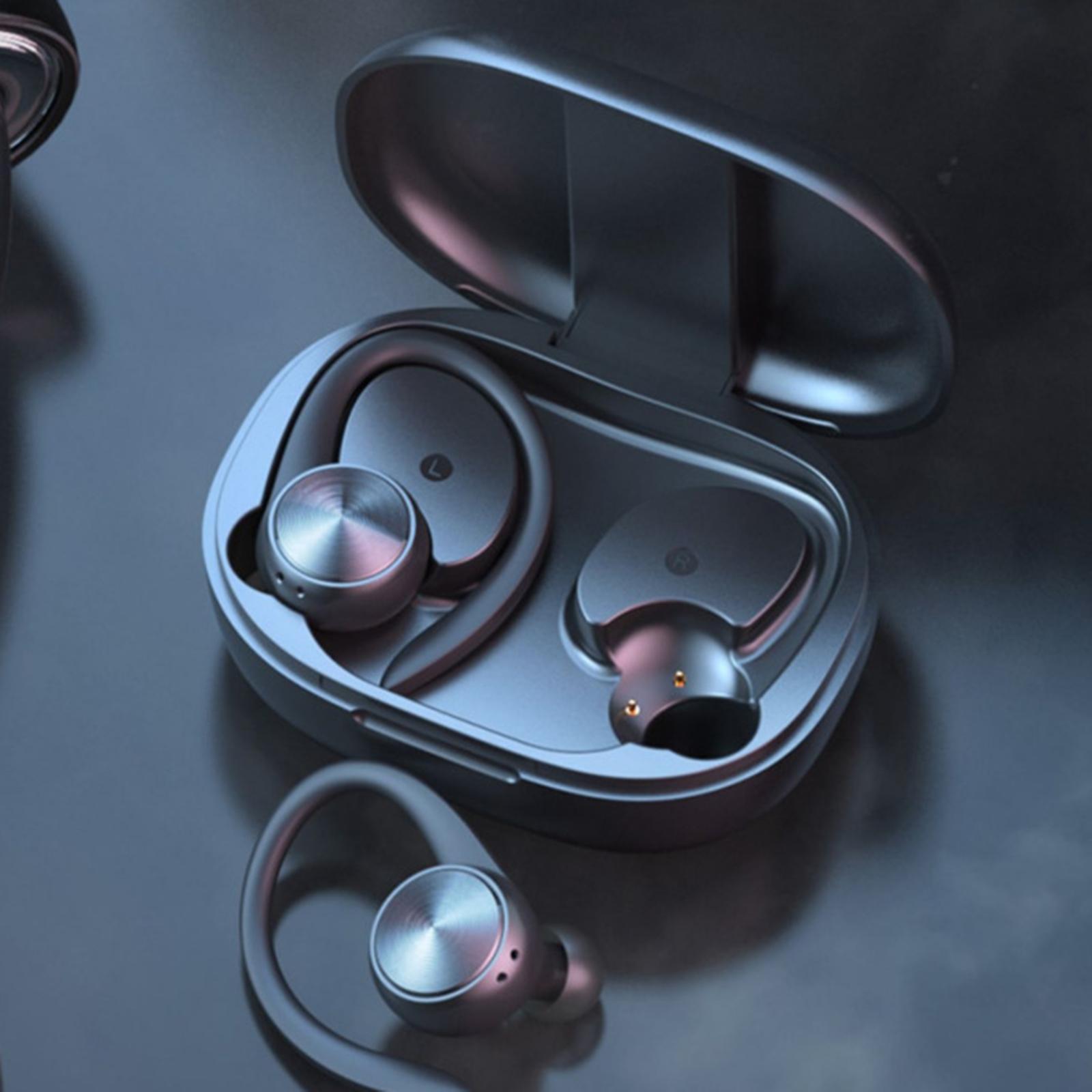 2 Pieces Earhook Bluetooth 5.0 Earphone for Driving LED Battery Display