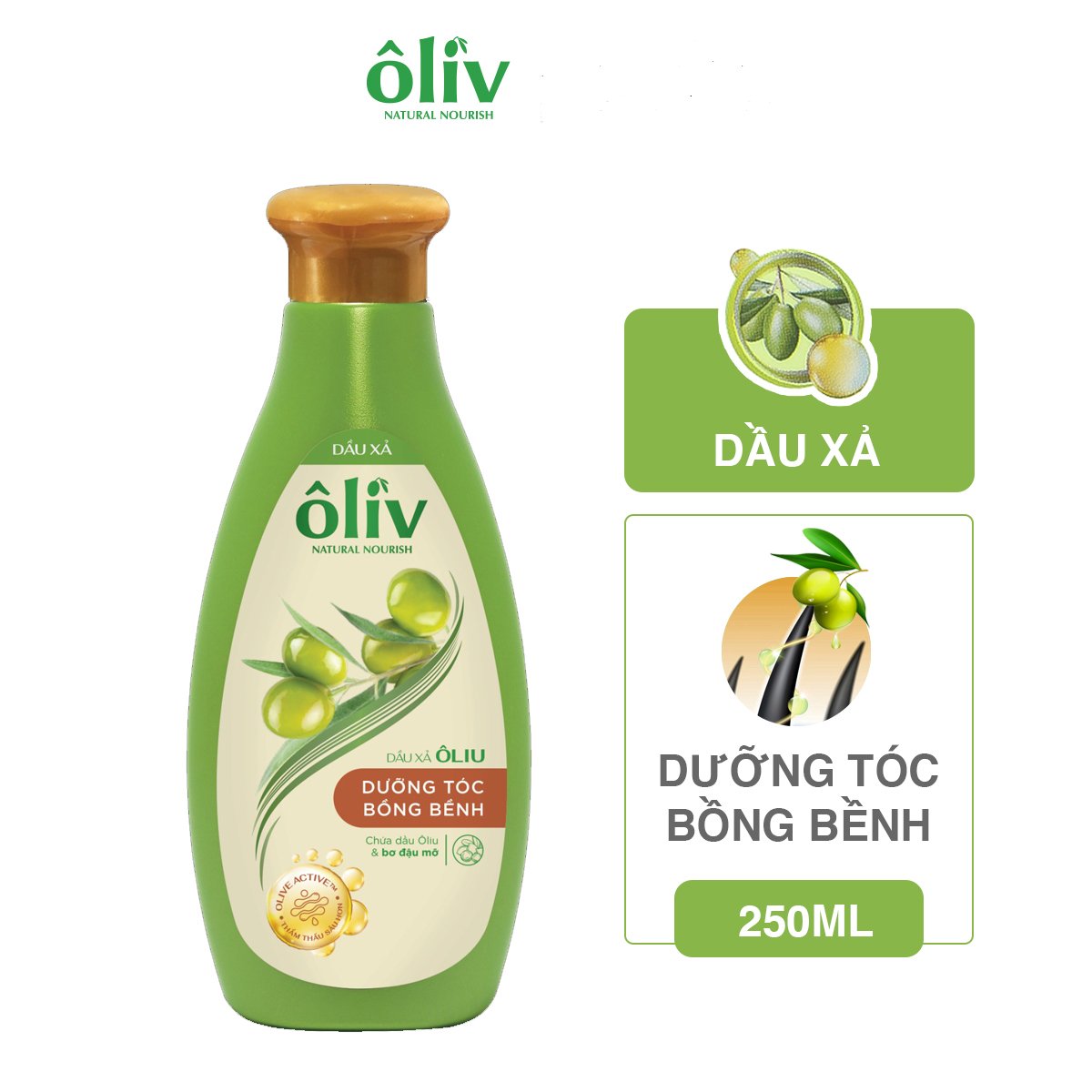 Dầu Xả Ôliu Dưỡng Tóc Bồng Bềnh