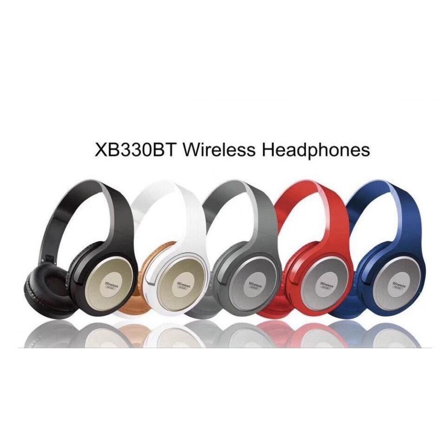 Tai nghe chụp XB330BT - Chụp tai bluetooth, năng động, cá tính - Chất lượng, giá rẻ