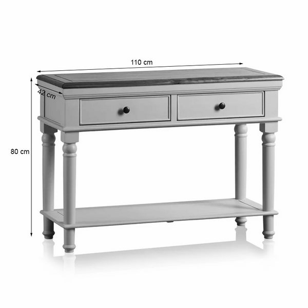 Bàn console Shay gỗ sồi