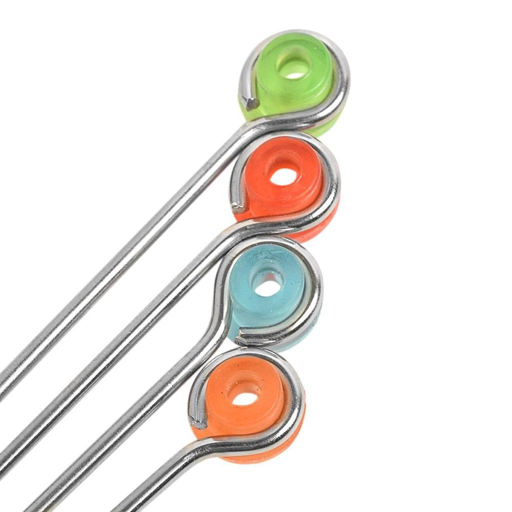 2X 100Piece Colorful Tattoo Needle Machine Gun Grommets Nipples T Pin Eye Pads