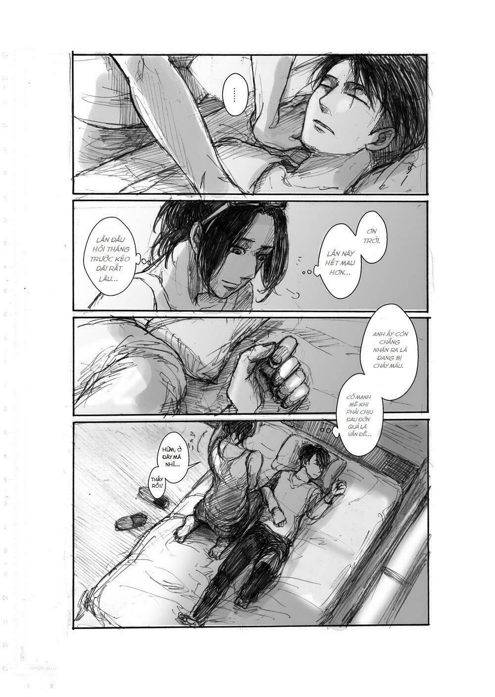 tấn công người khổng lồ - doujinshi levihan chapter 10 4