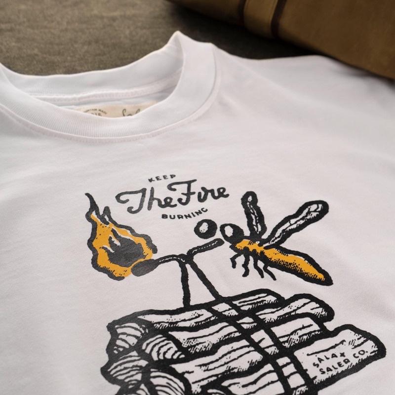 Salaxsaler áo thun THE FIRE T shirt