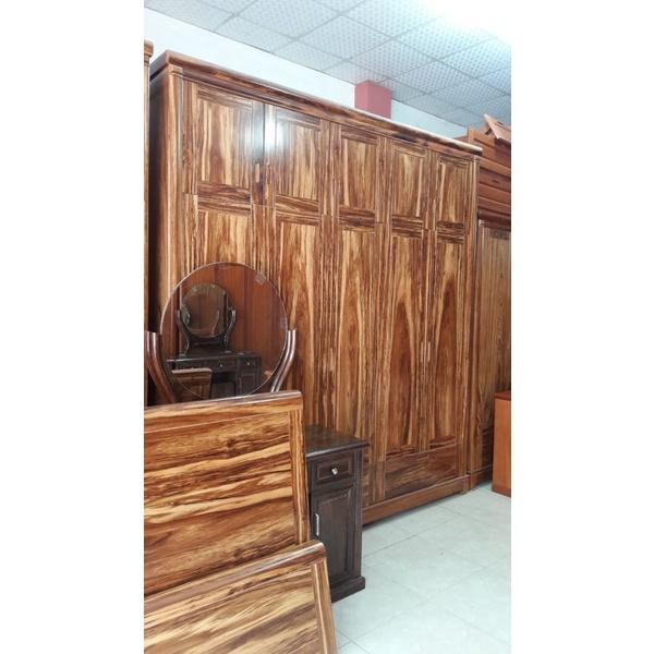 Tủ áo 5 cao hương xám