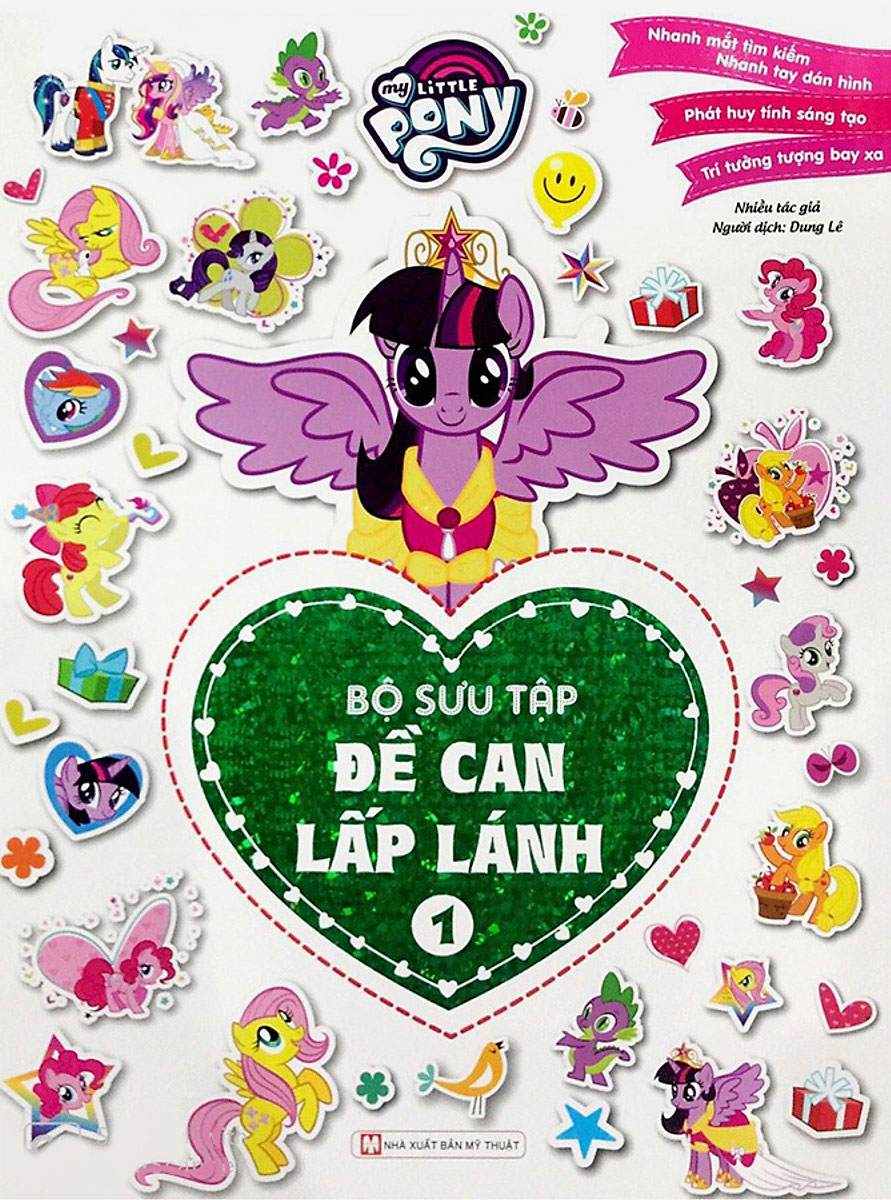 Combo 2 Cuốn My Little Pony - Bộ Sưu Tập Đề Can Lấp Lánh