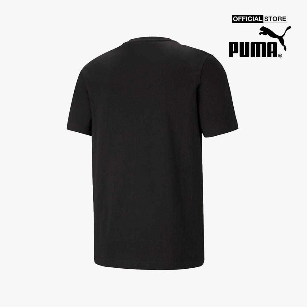 PUMA - Áo thun thể thao nam ngắn tay Essentials Logo Train 586666