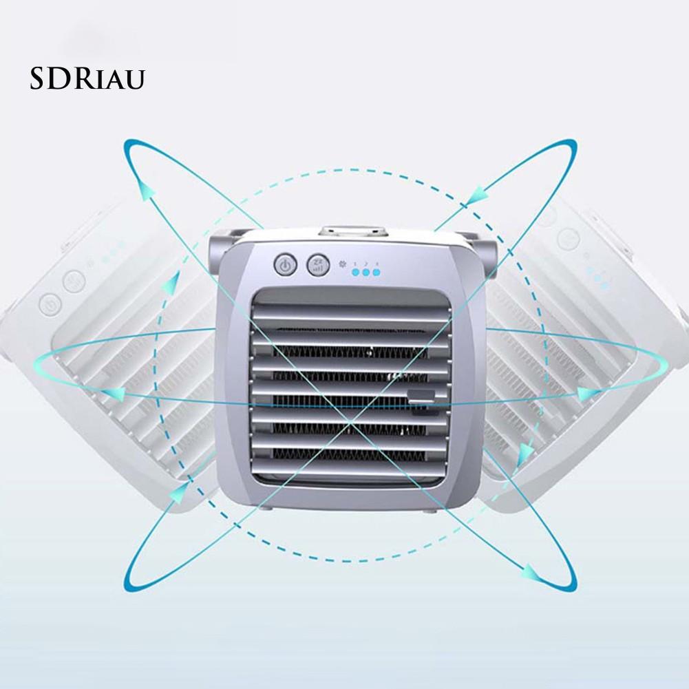 Quạt làm mát không khí sạc USB cầm tay tiện lợi cho xe hơi