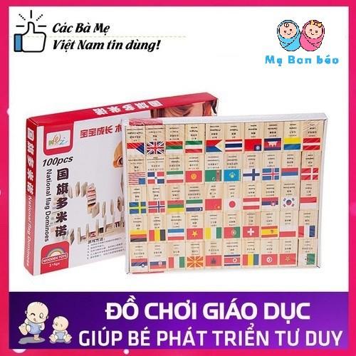 CỜ CÁC NƯỚC BẰNG GỖ DOMINO ĐCG