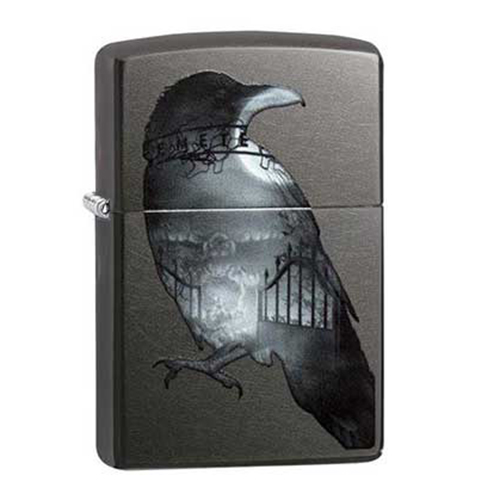 Bật Lửa Zippo 29407 Double Exposed Raven Gray Dusk