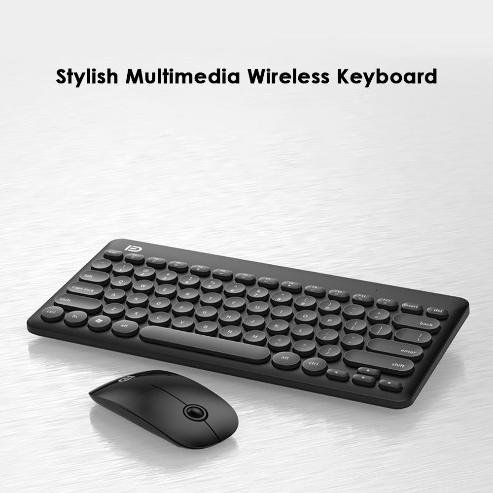 Bộ bàn phím chuột không dây FUDE IK6620 Ultra Slim 2.4G cho máy tính để bàn Laptop PC