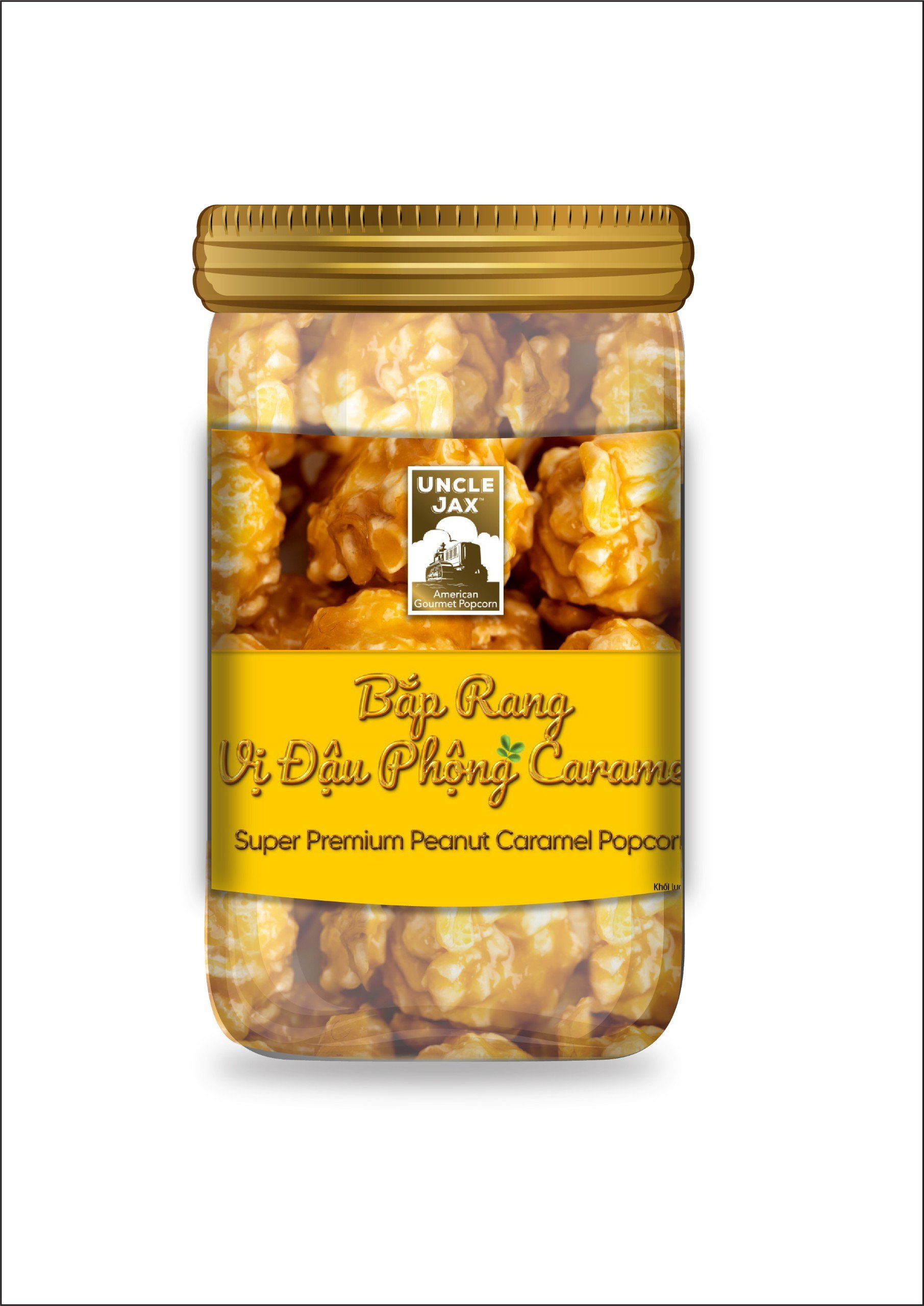 Bắp rang vị Đậu Phộng Caramel