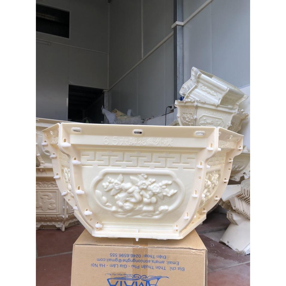 Khuôn đúc chậu lục giác rộng 65cm nhựa ABS có đủ lòng trong