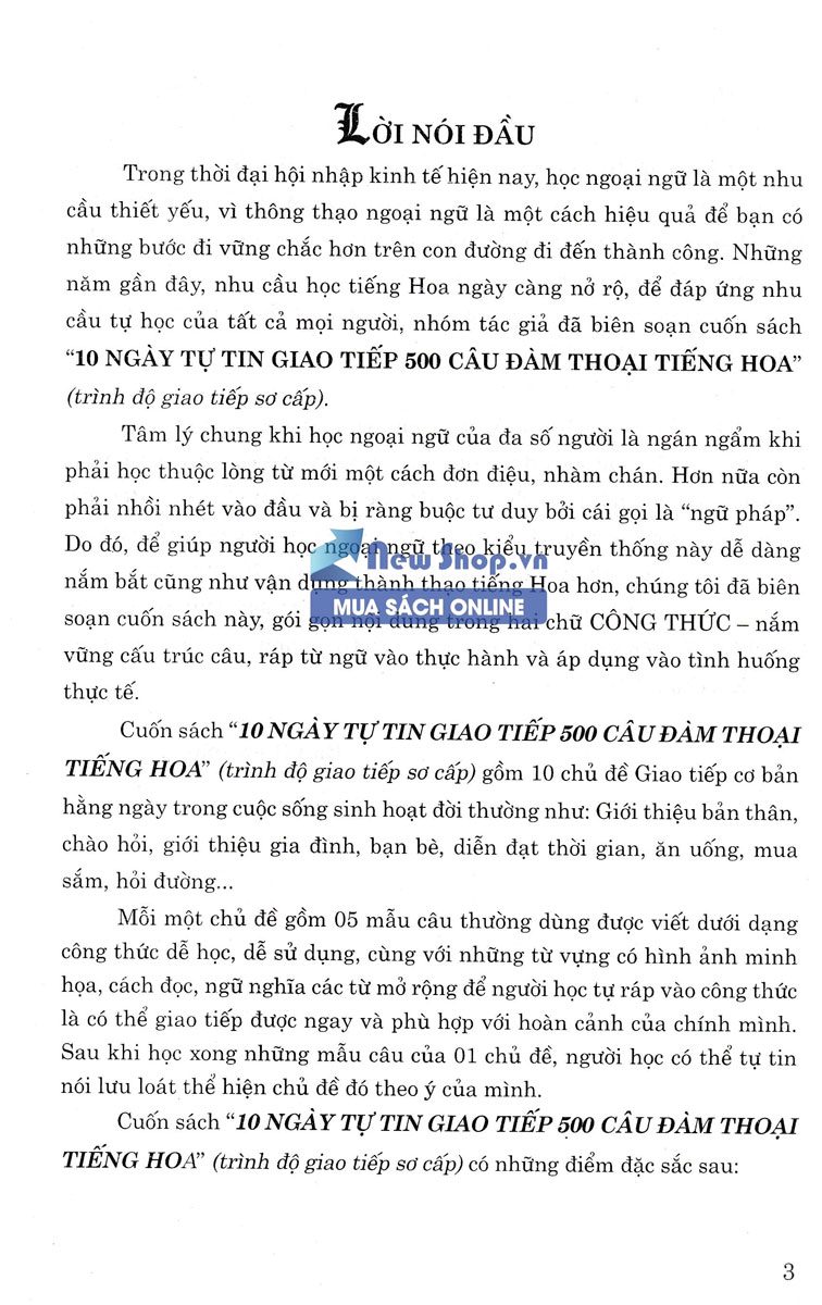 10 Ngày Tự Tin Giao Tiếp 500 Câu Đàm Thoại Tiếng Hoa_HA
