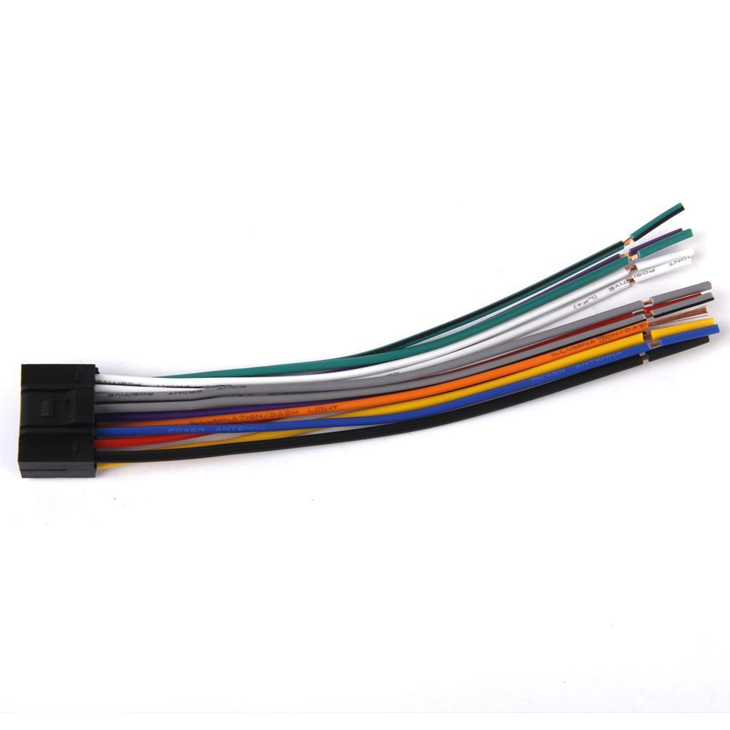 Kenwood CD Player Radio Stereo Install Car Wiring Harness Cable Plug