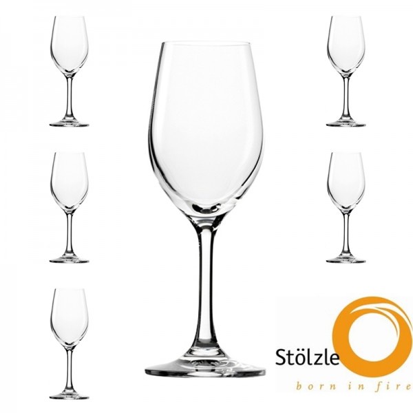 Ly Rượu Nhỏ Có Chân - Bầu ly thon, thành ly mỏng - Hoàn hảo cho rượu vang ngọt - Stolzle Q1 Port Wine Glasses