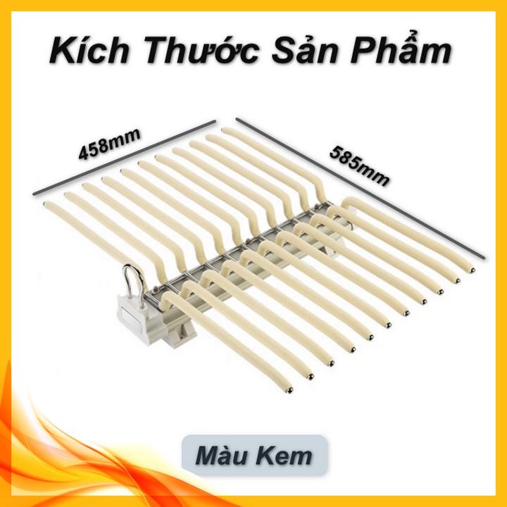 ️ Giá treo khăn, quần âu, áo âm tường 22 thanh Thép không gỉ - Bền bỉ Tiết kiệm không gian