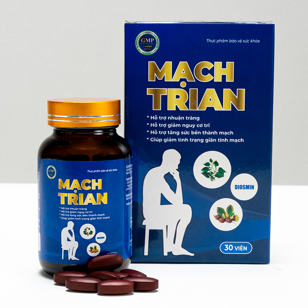 MẠCH TRIAN Hỗ trợ nhuận tràng và tăng sức bền thành mạch