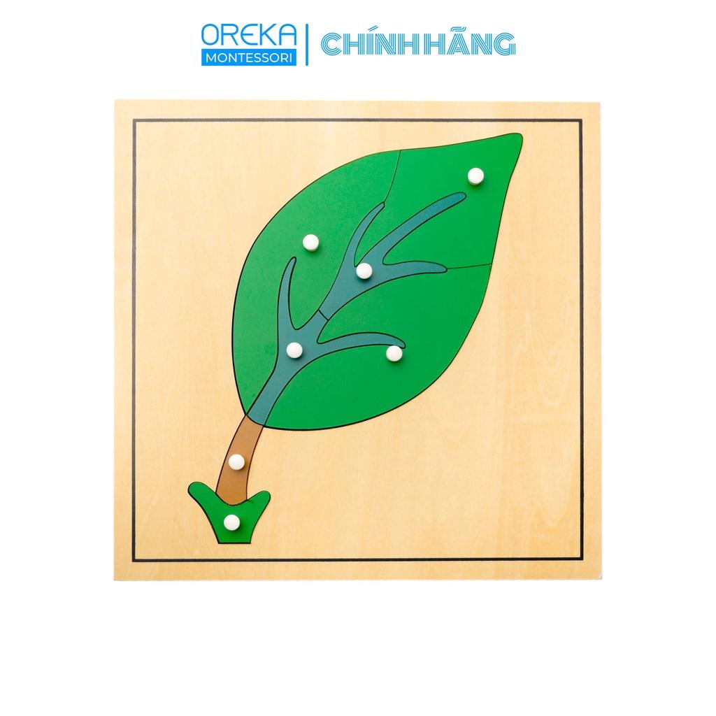 Đồ chơi trẻ em Oreka Montessori Ghép hình thực vật: Lá - 0610400