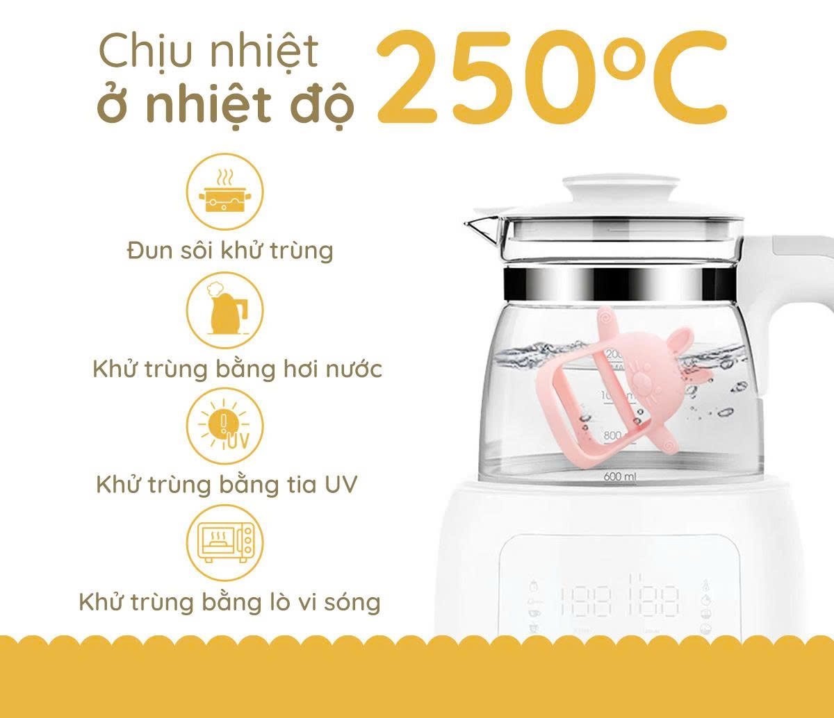 Gặm nướu cho bé từ sơ sinh SILIPOT BEBE mềm, chất liệu platinum silicone, an toàn cho bé, không BPA, chịu nhiệt 250 độ