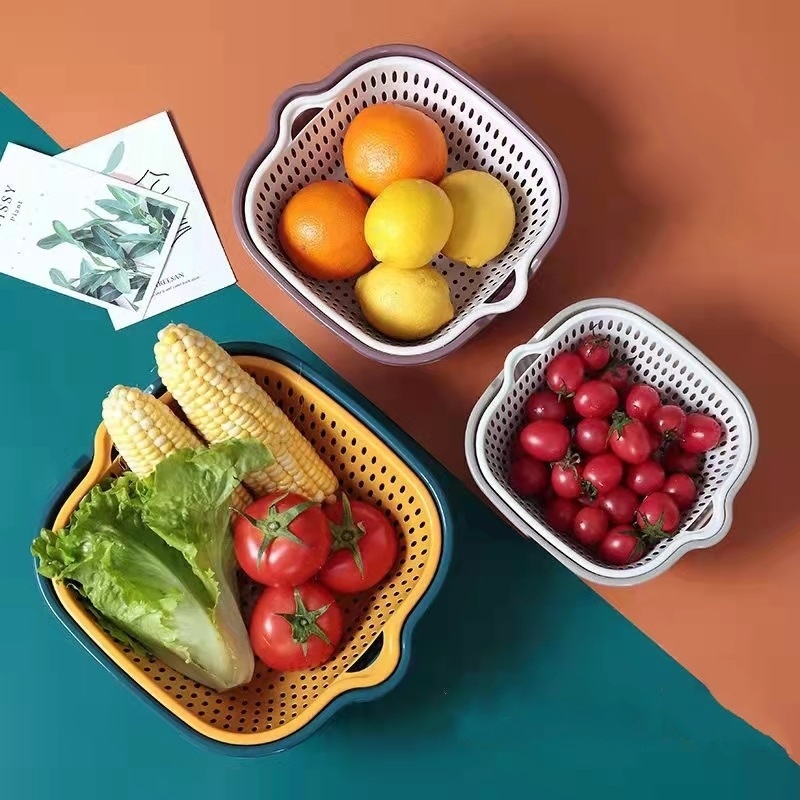 SET 3 BỘ THAU CHẬU RỔ NHỰA VIỆT NHẬT GỒM 3 RỔ 3 THAU CHẬU