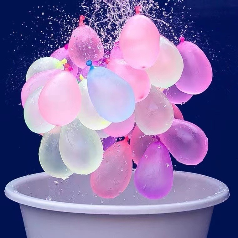 Bịch 111 Bong Bóng Nước Happy Baby Balloons Cho Trẻ Em Vui Chơi, Tiệc Tùng, Party, Sự Kiện