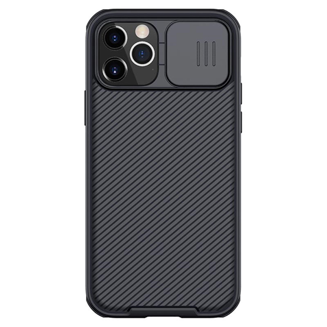 Ốp lưng chống sốc bảo vệ Camera cho iPhone 12 / iPhone 12 Pro hiệu Nillkin Camshield - Hàng nhập khẩu