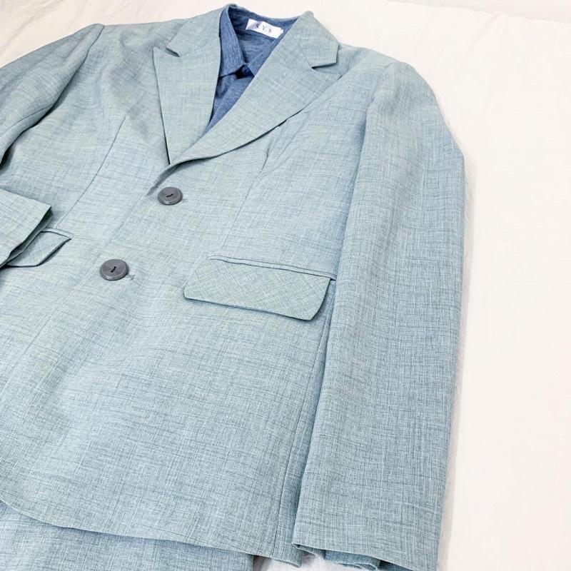 Short Suit - Set Suit Blazer quần short unisex
