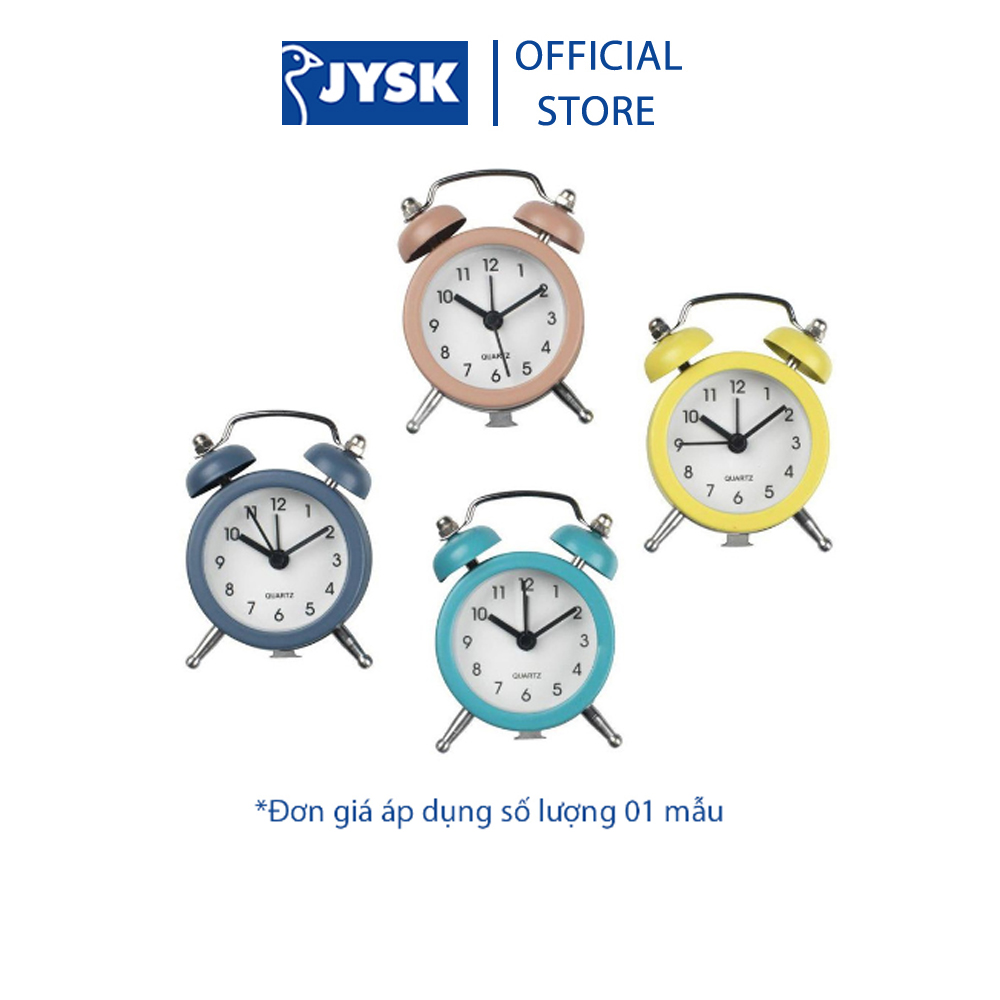 Đồng hồ báo thức | JYSK Riso | sắt | nhiều màu | DK5xH8cm