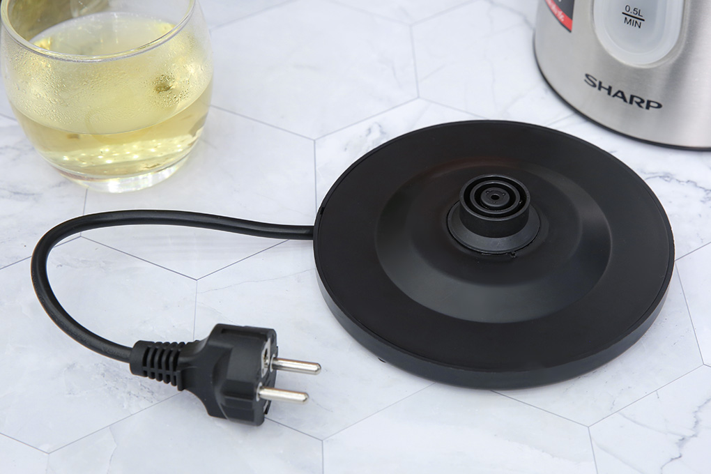 Bình đun Siêu Tốc 1.5 Lít Sharp EKJ-15EVS-ST Vạch báo mực nước, Cảm biến nhiệt: FADA - Hàng chính hãng, BH 12 tháng