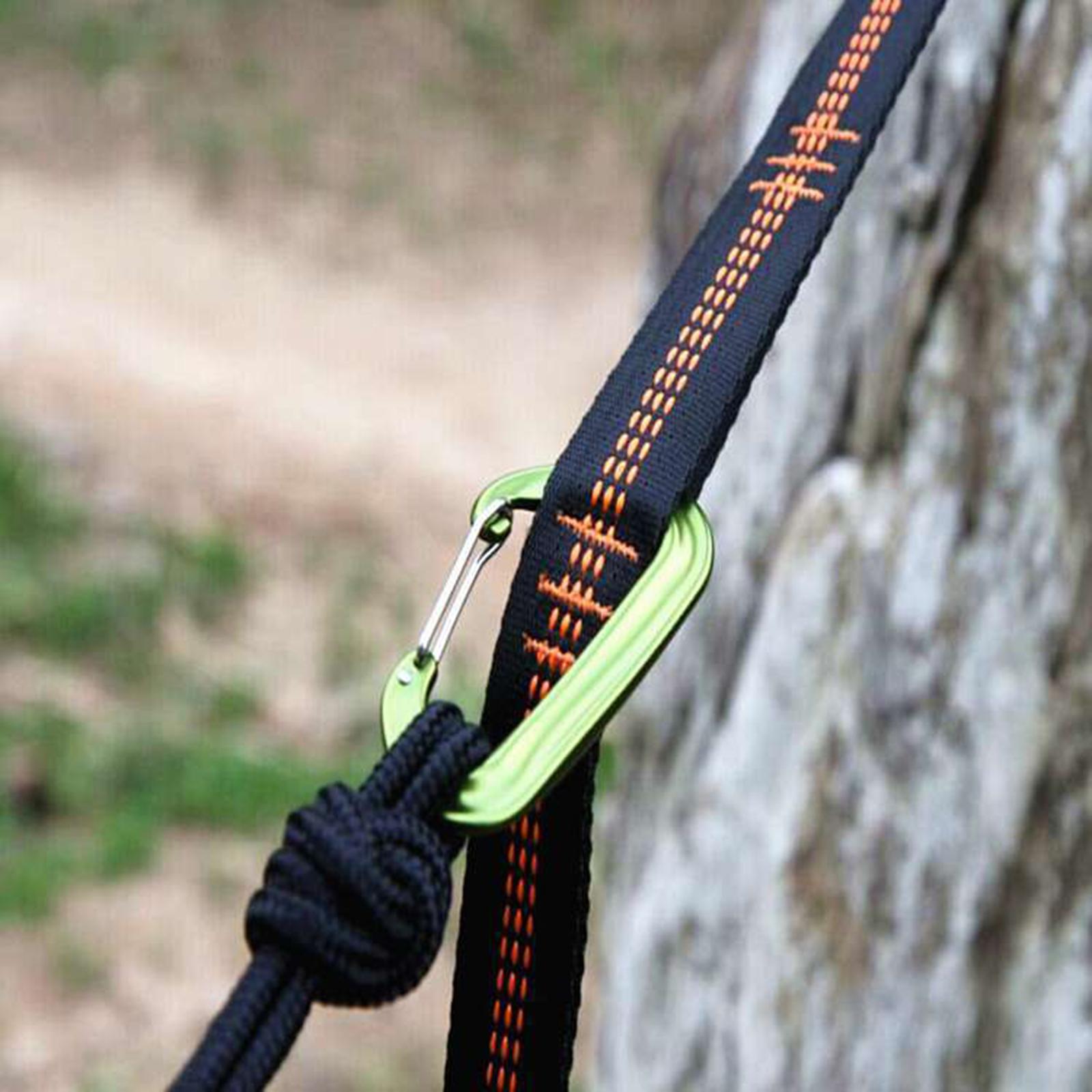 Metal Locking Carabiner Gadgets Keyring Heavy Duty 3 inch Small Carabiner Clip D Shaped Carabiner for Water Bottle Fishing Mountaineering
