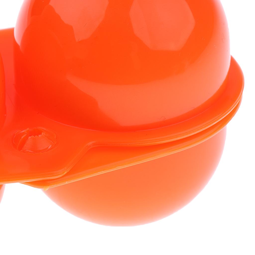 Portable Kitchen Egg Storage Box Container Outdoor Camping Carrier Orange
