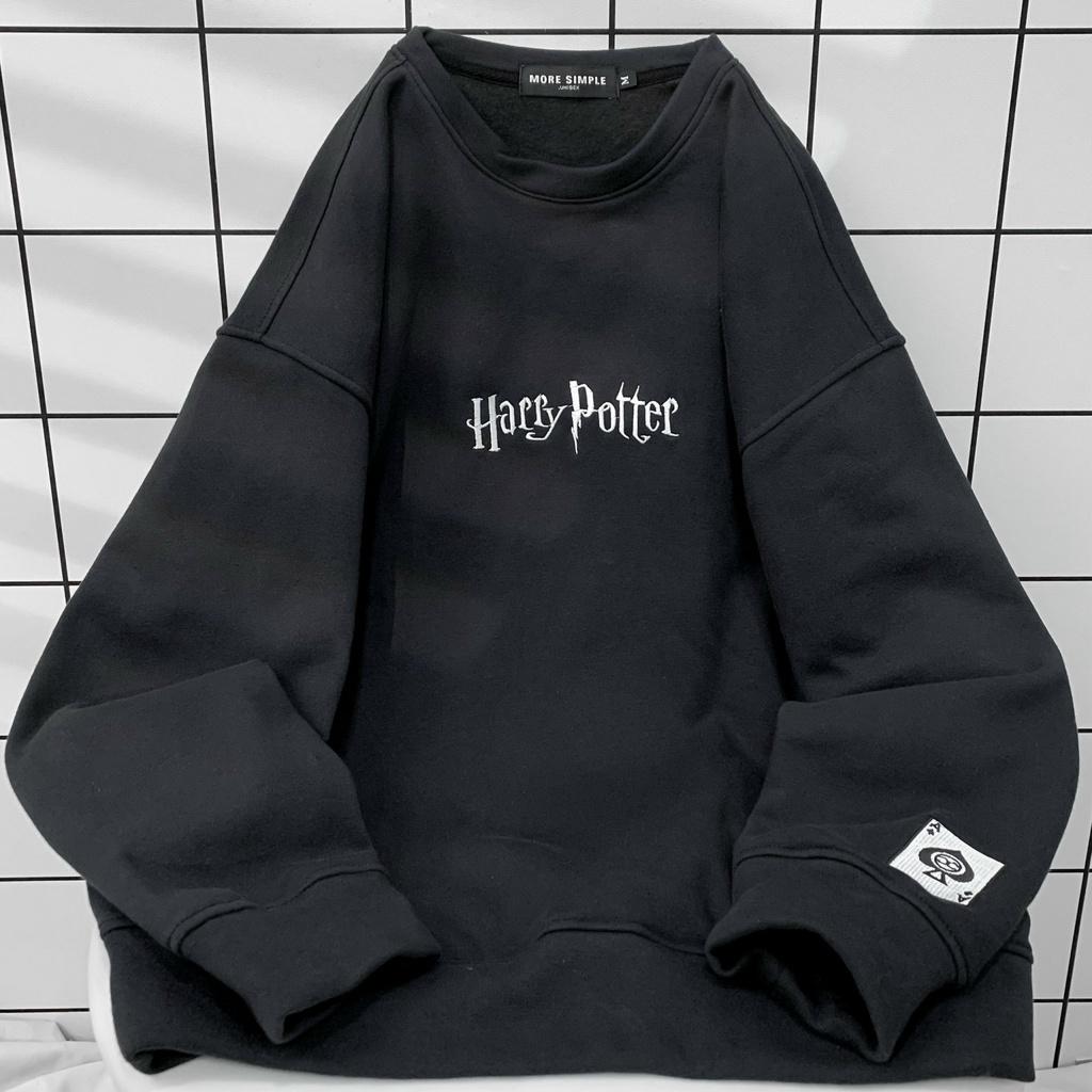 Áo Sweater Nữ Form Rộng Potter Vải Nỉ Bông Phong Cách