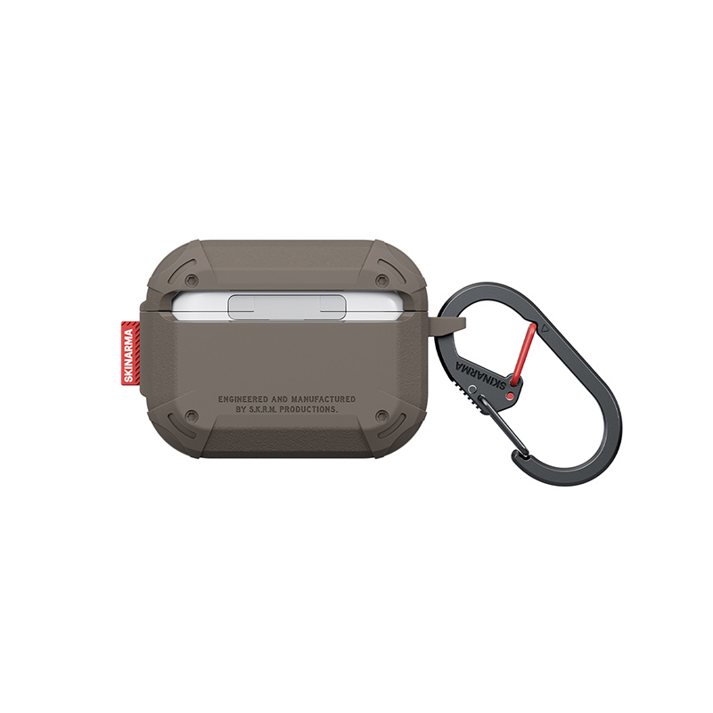 Ốp Bảo Vệ Skinarma MECHA LE Cho Airpods Pro 3 Thiết Kế Độc Đáo Có Khóa Bấm Tặng Kèm Móc Đeo Zinc Alloy Chống Sốc Tốt Hàng Chính Hãng