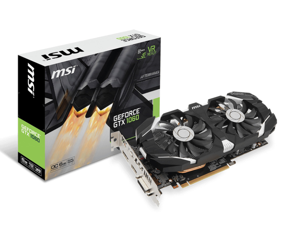 Card màn hình MSI GeForce GTX 1060 6GB GDDR5 OCV2 - Hàng chính hãng