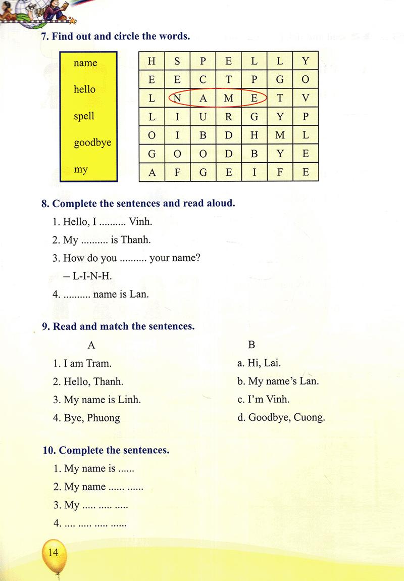 Vở Thực Hành Tiếng Anh Lớp 3