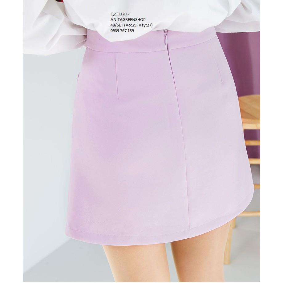 Q211120 SET ÁO VÀ CHÂN VÁY CÔNG SỞ