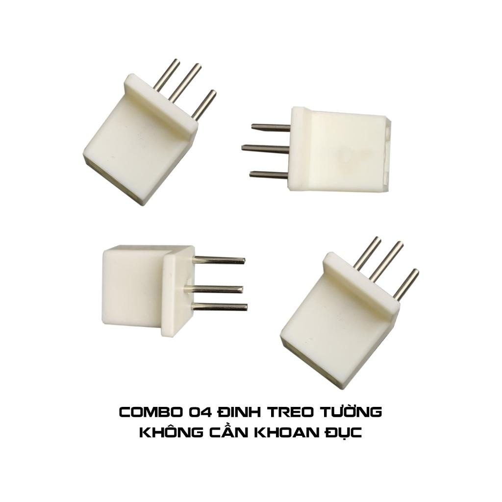 Combo 4 Chiếc Đinh cỡ lớn 4 Chân Chuyên Đóng Tường Treo Tranh Tiện Lợi Không Cần Khoan Vít