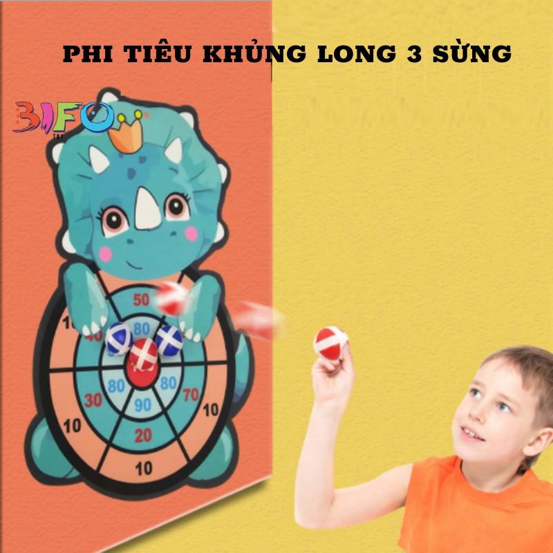 Bảng phi bóng dính, bảng ném bóng gai đồ chơi, tặng kèm 3 trái bóng ném