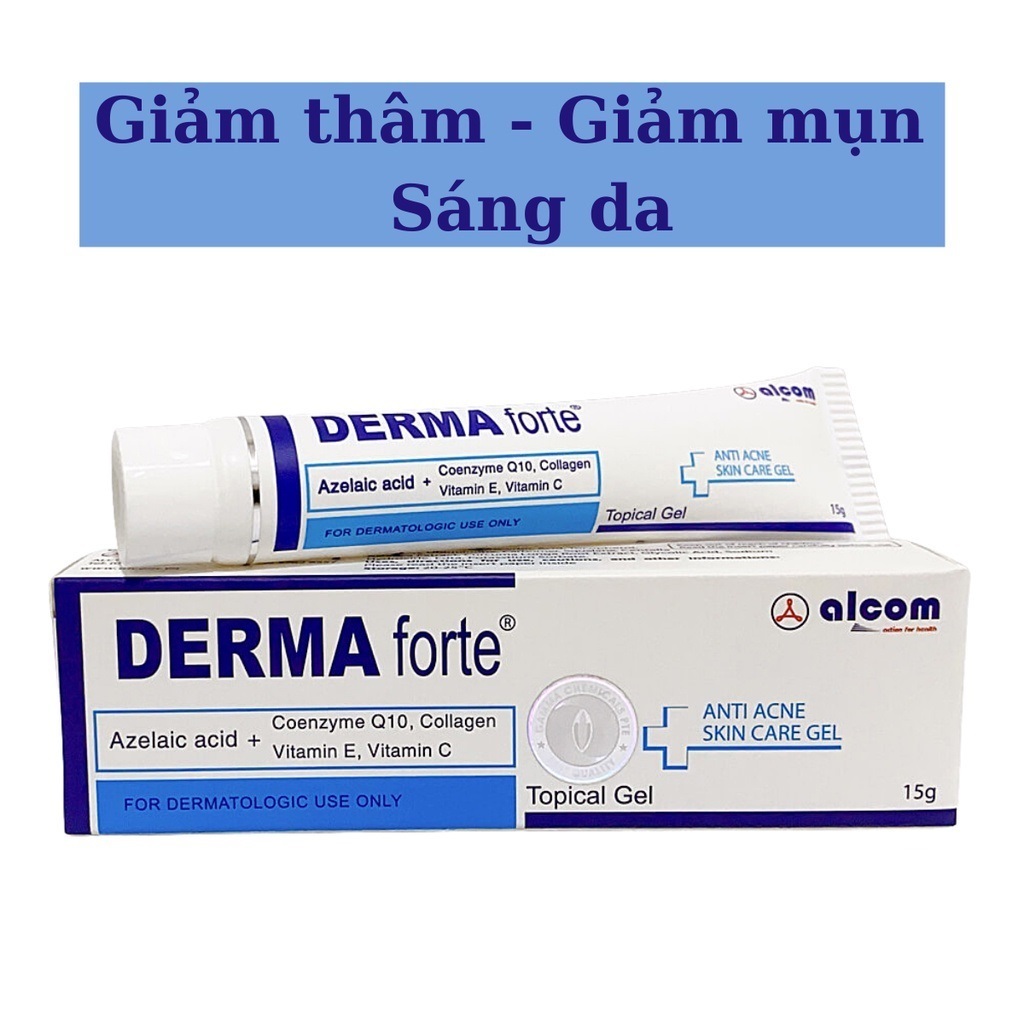 Gel Hỗ Trợ Giảm Mụn, Thâm Sẹo Và Dưỡng Da Gamma Derma Forte Gel 15g - Bản thường